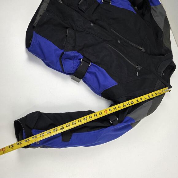 REV'IT! Motorcycle Jacket Mens Extra Large Black Blue Textile Adventure Touring - Picture 6 of 11